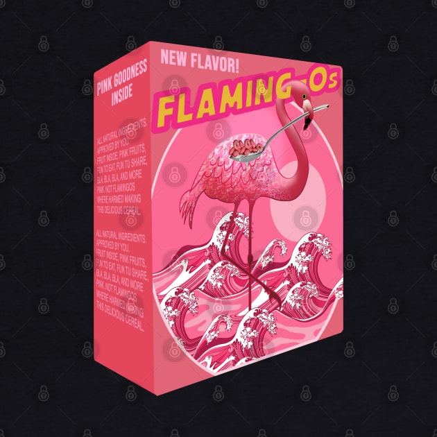 Flamingo Flaming Os by Brash Ideas